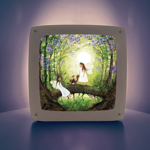 Fairies with Squirrel - Transparent for Seasonal Lamp