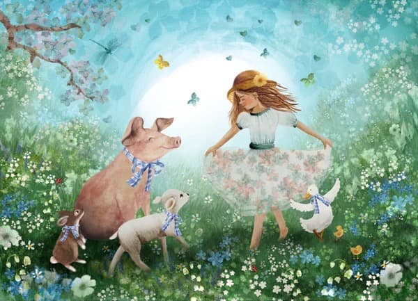 Springtime Celebration - Postcard