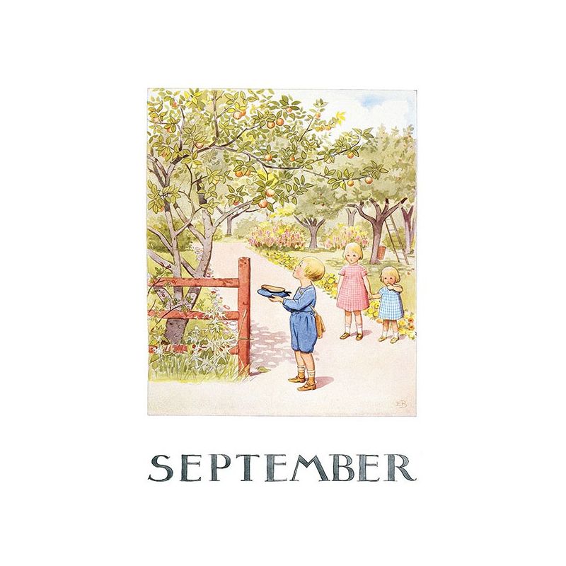 Elsa Beskow September - Postcard