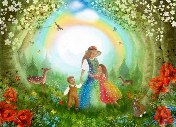 Rainbow Meadow - Postcard