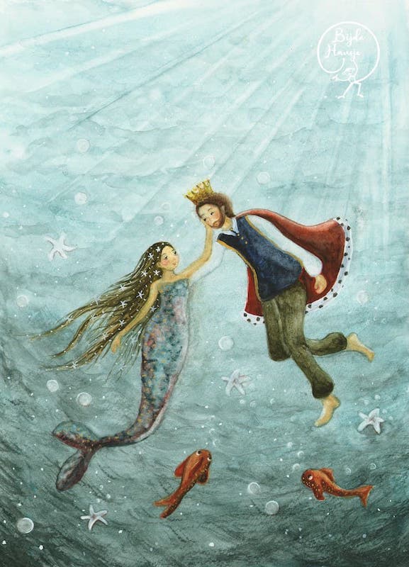 Sea Serenity - Postcard-Spring - Summer Postcards-Bijdehansje--Stardust-Store
