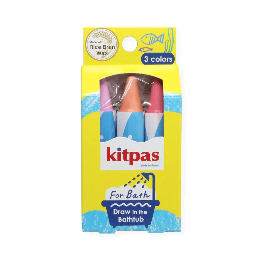 Bath Crayons Rice Wax - 3 Colours