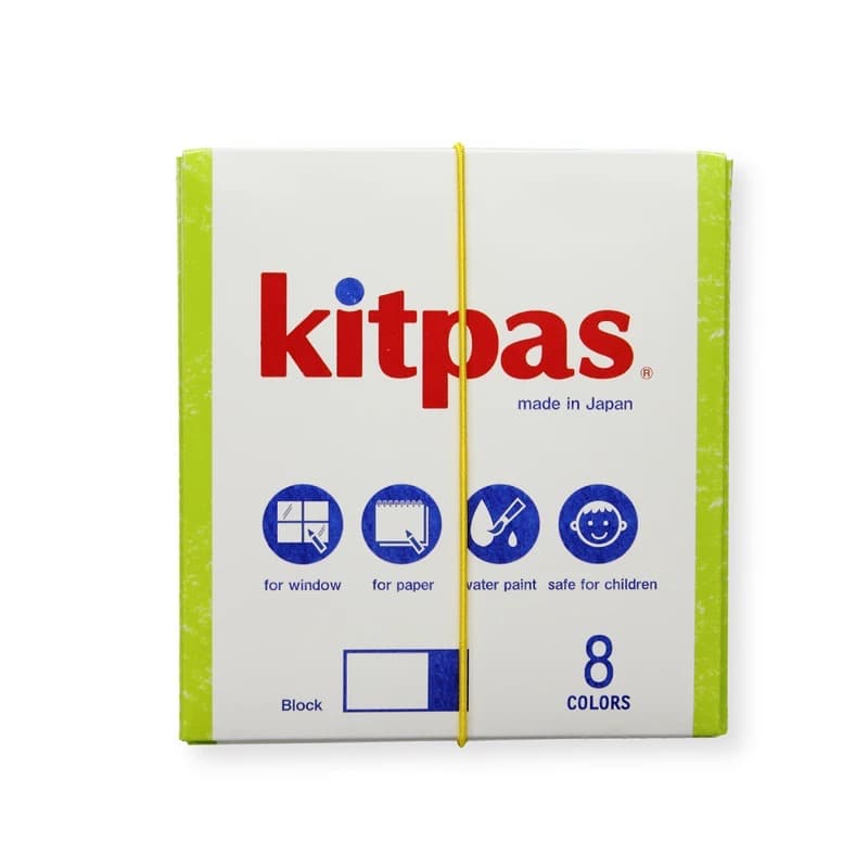 Kitpas Block Crayons - 8 Colours-Crayons-Kitpas-4904085315812-Stardust-Store